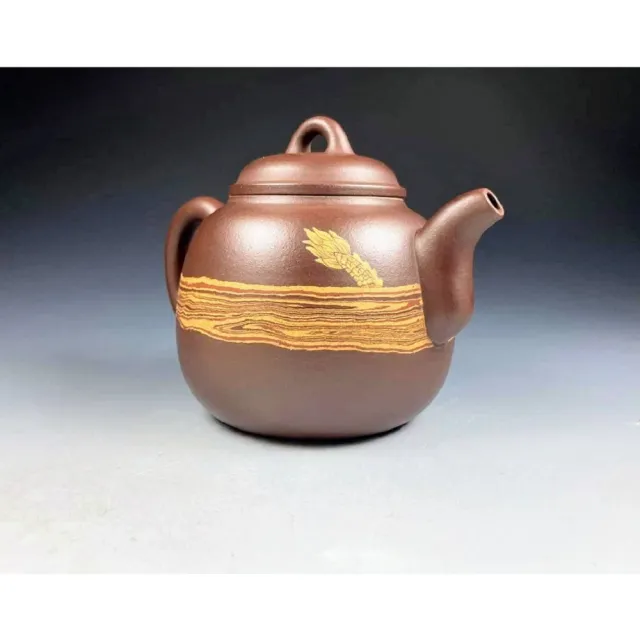 【創藝工坊】絞泥祥龍壺 國家工藝美術師 史美萍(280cc 紫砂正品 宜興紫砂壺 收藏級美品)