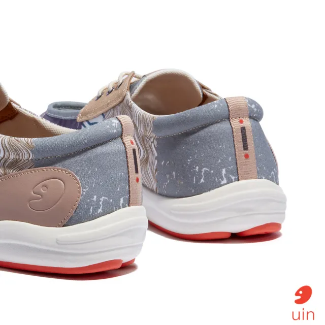 【uin】西班牙原創設計 男鞋 雨林秘境彩繪休閒鞋M1750509(彩繪)