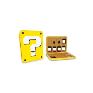 【阿吉托摩】16+16 磁吸卡盒 卡夾 遊戲片收納盒 卡片收納 瑪利歐風格 問號造型