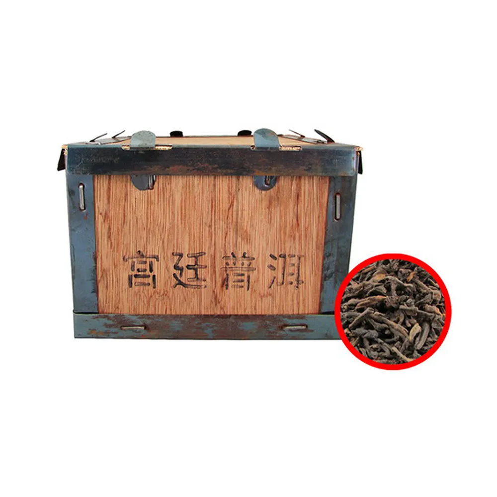 【御上品】宮廷熟茶散茶2kgX1盒(中國雲南勐海茶/宮廷熟茶)