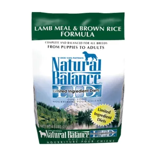 【Natural Balance】低敏羊肉糙米成犬配方 原顆粒(4.5LB/2.04KG)
