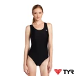 【美國TYR】泳裝 連身 三角 女用 黑色 訓練款 Solid Female Maxback(台灣總代理)