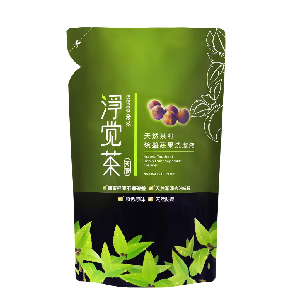 【茶寶茶籽】淨覺茶 碗盤蔬果洗潔液/補充包(700mlx12包/特惠組)