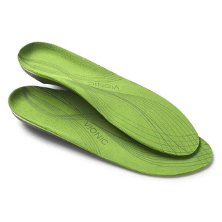 【VIONIC 法歐尼】全腳掌彈力吸震運動型綠色矯正鞋墊(男女通用)