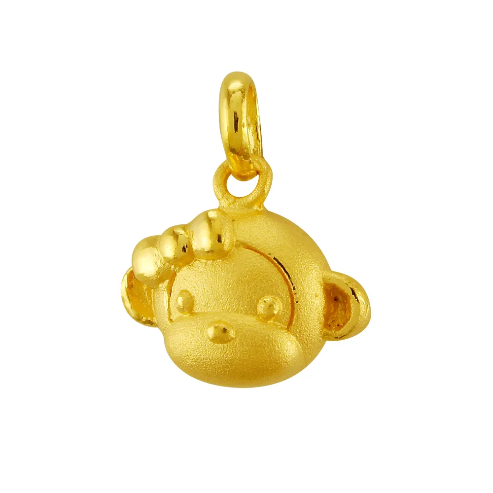 【甜蜜約定2sweet-PE-6221】純金金飾猴年金墬-約重0.80錢(猴年)