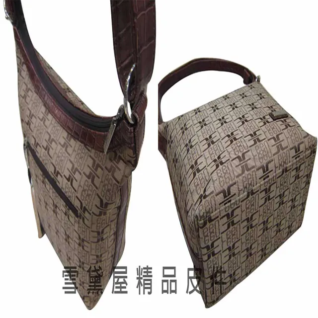 【SNOW.bagshop】雙11 真皮 水餃包中容量主袋內二隔層二拉鍊暗袋可肩背斜側背(真皮包包 進口緹 