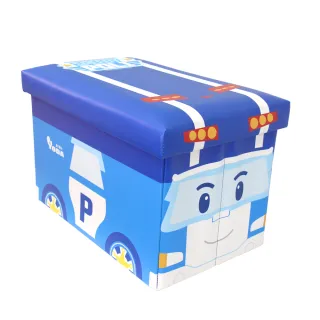 【YODA】救援小英雄波力收納箱/兒童玩具收納箱(POLI)