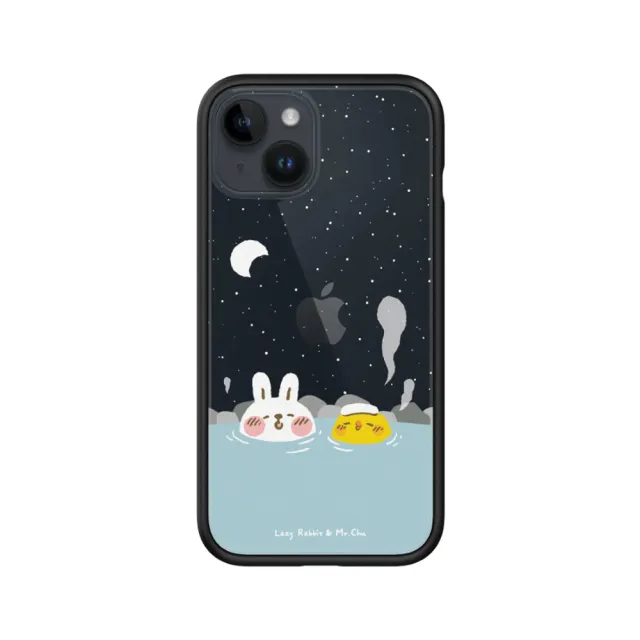 【RHINOSHIELD 犀牛盾】iPhone 12 mini/12 Pro/Max Mod NX手機殼/懶散兔與啾先生-泡溫泉(懶散兔與啾先生)