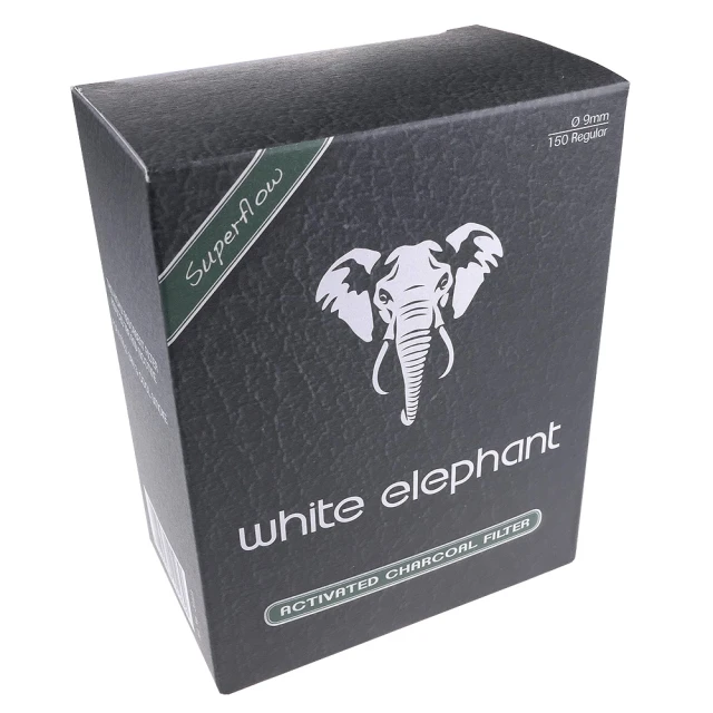 【White-Elephant 白象】煙斗用9mm活性碳濾心-150支入