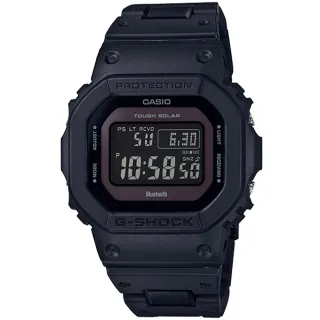 【CASIO 卡西歐】G-SHOCK 太陽能電波校時電子錶 禮物 開學(GW-B5600BC-1B)