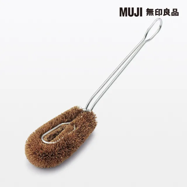【MUJI 無印良品】長柄椰棕刷框架部分：約22.5 cm 刷子：約寬5×深11×高3 cm