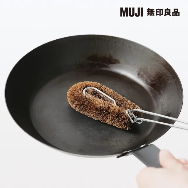 【MUJI 無印良品】長柄椰棕刷框架部分：約22.5 cm 刷子：約寬5×深11×高3 cm