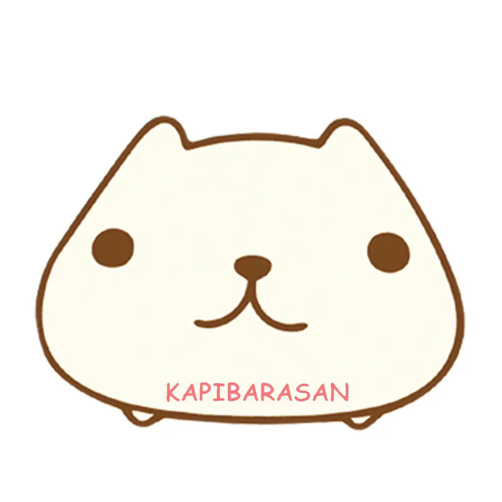 【Kapibarasan】水豚君我愛生活系列毛絨筆帶(水豚君)