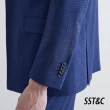 【SST&C.超值限定】海軍藍格紋修身西裝外套0112003009