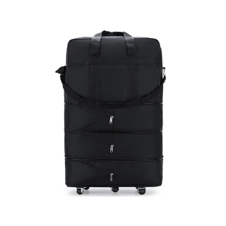 【Nil】大容量萬向輪三層托運包 短途旅行行李包 男女手提旅遊包 折疊伸縮旅行袋