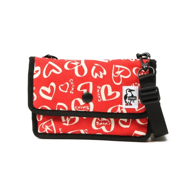 CHUMS CHUMS 休閒 Mini Pouch Sweat側背包 Heart(CH603591Z273)