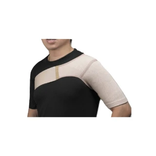【海夫健康生活館】居家 軀幹裝具 未滅菌 居家企業 肩部固定帶 護肩 L號(H3132)