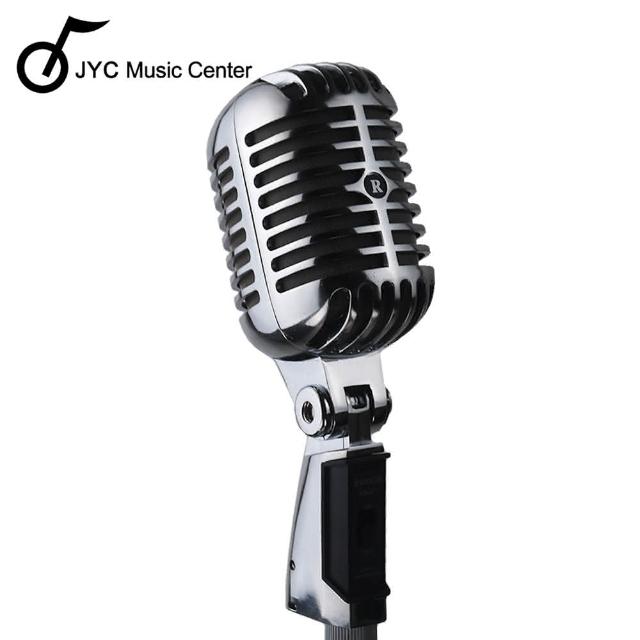 【JYC】KB-81復古經典麥克風組-銀色(含支架+5米線)