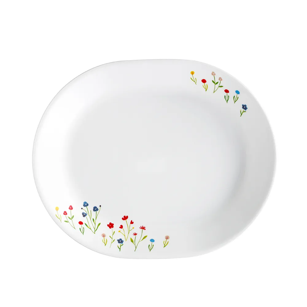 【CORELLE 康寧餐具】春漾花朵12.25吋腰子盤(611)