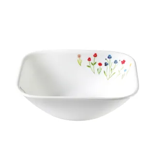 【CORELLE 康寧餐具】春漾花朵方形23oz湯碗(2323)