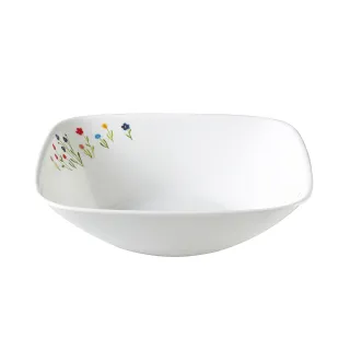 【CORELLE 康寧餐具】春漾花朵方形1.4L湯碗(2348)