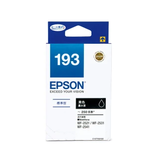 【EPSON】NO.193 原廠黑色墨水匣(T193150)