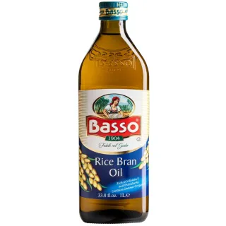【BASSO 巴碩】義大利純天然玄米油1公升x12入