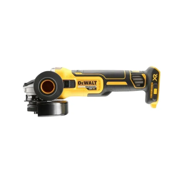 【DEWALT 得偉】18V 20Vmax XR無碳刷砂輪機 側滑式開關 DCG405N 空機(DCG 405N)