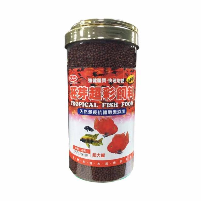 【MR.AQUA】大容量 胚芽超彩飼料-1.1kg(小顆粒)