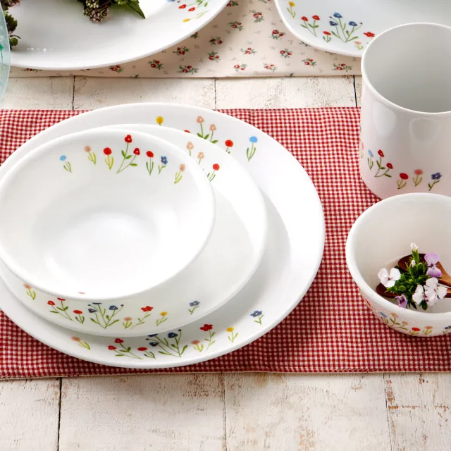 【CORELLE 康寧餐具】春漾花朵500ml湯碗(418)