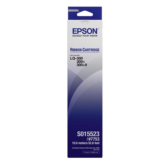 【EPSON】官方直營 原廠色帶S015523 黑(LQ-300/300+/300+II)