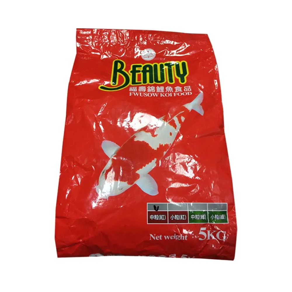 【Beauty】台灣福壽高級錦鯉飼料-5kg(中粒綠)