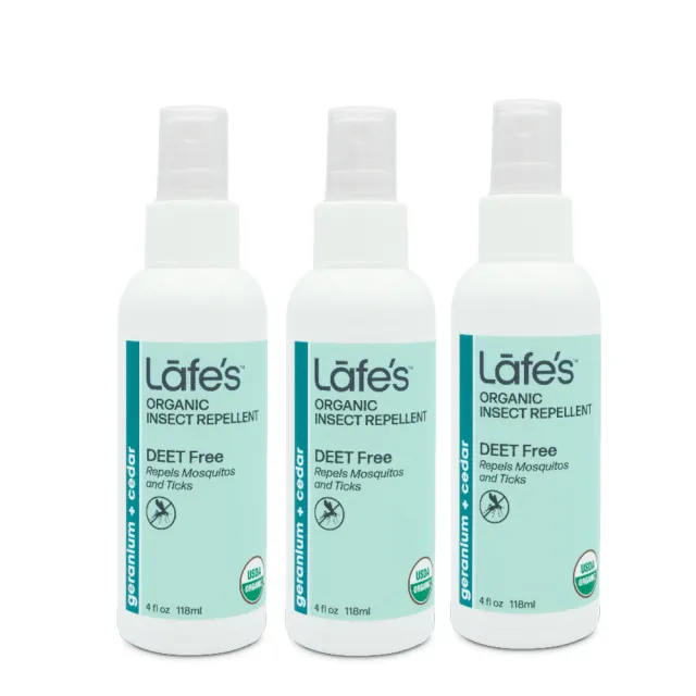 【Lafes organic】有機全家防蚊液118ml(x3入)