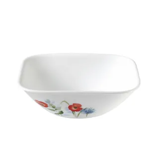 【CORELLE 康寧餐具】花漾彩繪方形23oz碗(2323)