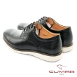 【CUMAR】時尚流行白底休閒皮鞋(黑色)