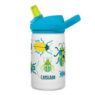 【CAMELBAK】350ml eddy+ 專利兒童吸管不鏽鋼水壺(昆蟲世界)