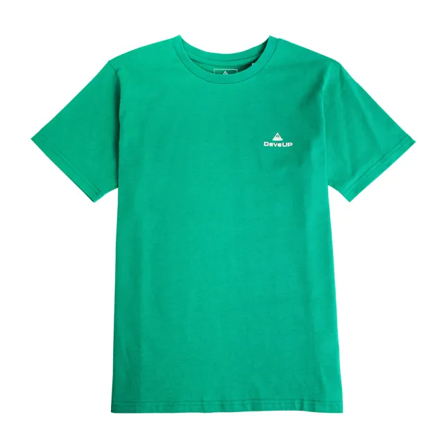 【DeveUP】『DeveUP』棉質圓領LOGO-TEE(產品編號 : D01428 碧波綠)