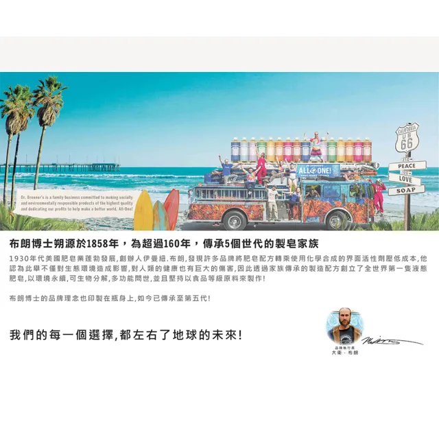 【Dr.Bronner’s 布朗博士】潔膚露8oz系列(237ml)