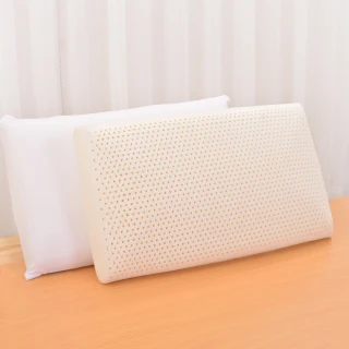 【LooCa】買1送1 特大蜂巢式高支撐HT乳膠枕頭