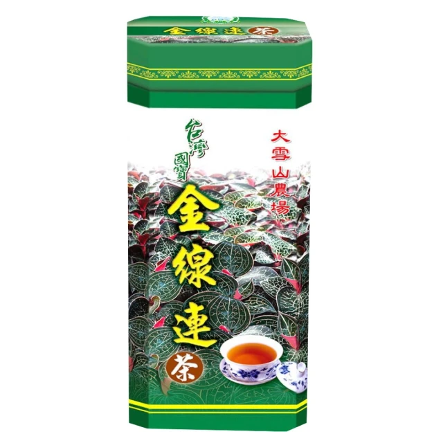 【大雪山】台灣金線蓮茶包x2盒(3gx80包/盒)
