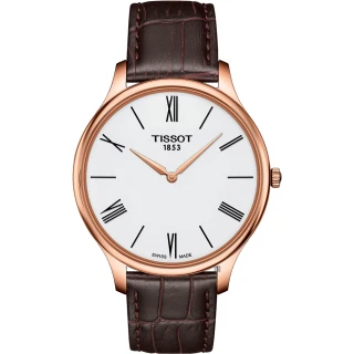 【TISSOT】PRS516 系列時尚機械錶-黑/42mm 送行動電源 畢業禮物(T1004301105100)