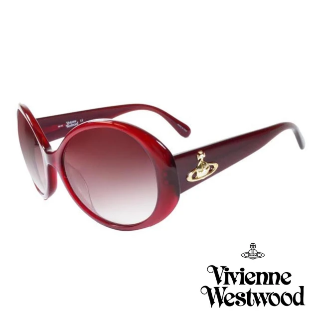 【Vivienne Westwood】英國精品時尚造型太陽眼鏡(VW69303-紅色)