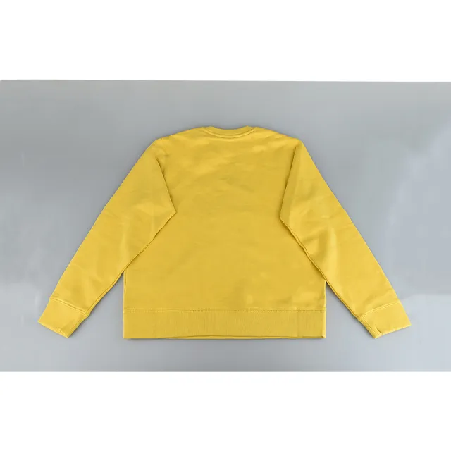 【COACH】COACH Peanuts Snoopy字母LOGO史努比躺在屋頂上棉圓領長袖T恤(女裝/萬壽菊黃)