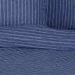 【HOLA】自然針織條紋被套加大現代藍