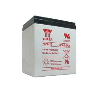 【CSP】YUASA 湯淺 NP4-12 閥調密閉式鉛酸電池12V4Ah(不漏液 免維護 高性能 壽命長)