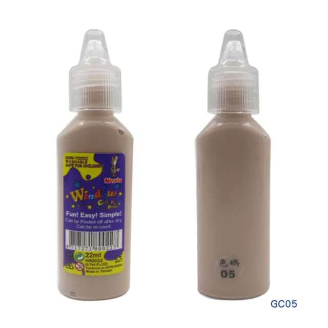 【愛玩色創意館】愛玩色 兒童無毒彩繪玻璃貼- 彩膠筆 22 ML - 色號 05 單支(台灣製)