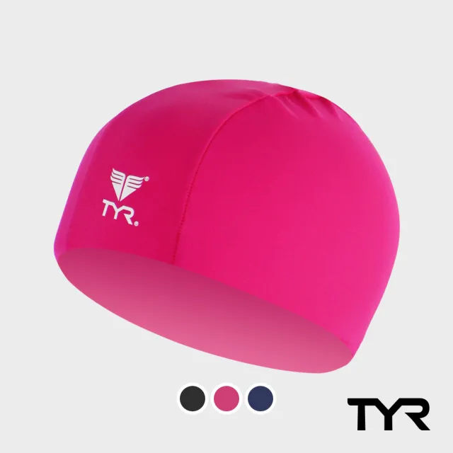 【美國TYR】泳帽 萊卡 成人 Lycra Swim Cap Pink(台灣總代理)