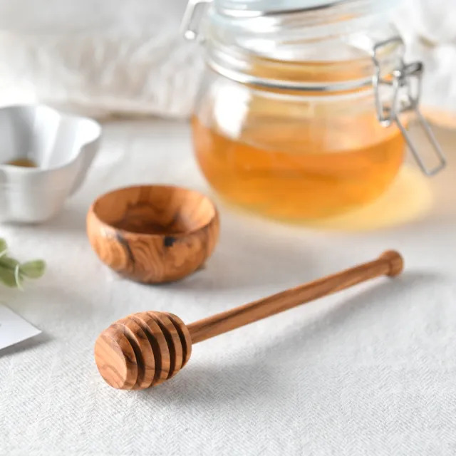 【丹麥 Scanwood】橄欖木蜂蜜棒 蜂蜜匙 蜂蜜杓 蜂蜜攪拌棒