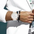 【LOVME】城市獵人個性時尚手錶-IP玫x白/43mm(VL0051M-42-241)