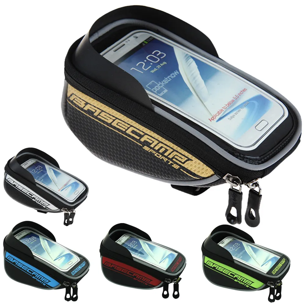 【BASECAMP】腳踏車 手機觸控包 適用 5.5吋以下 手機 自行車 車前包(螢幕直接觸控!! 隨身物品收納)
